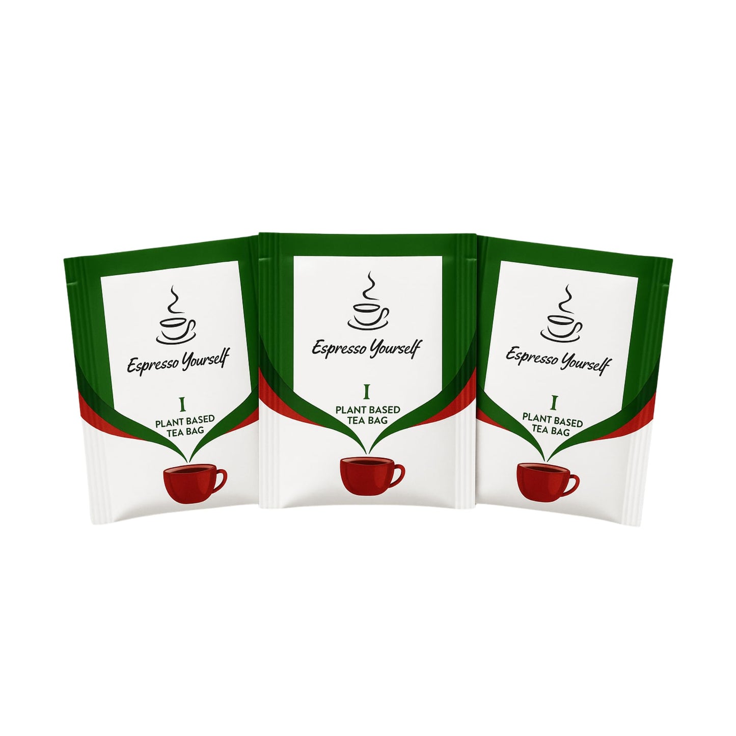 50 Individually Wrapped Tea Bags Bulk by Espresso Yourself – Teabags, Signature Taste, Refreshing & Flavourful, Plant-Based Biodegradable Tea Sachets – Letterbox Friendly